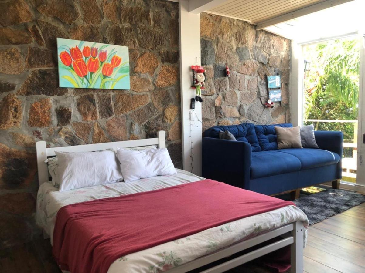 kitnet com hidromassagem com vista para o mar Florianopolis Exterior foto