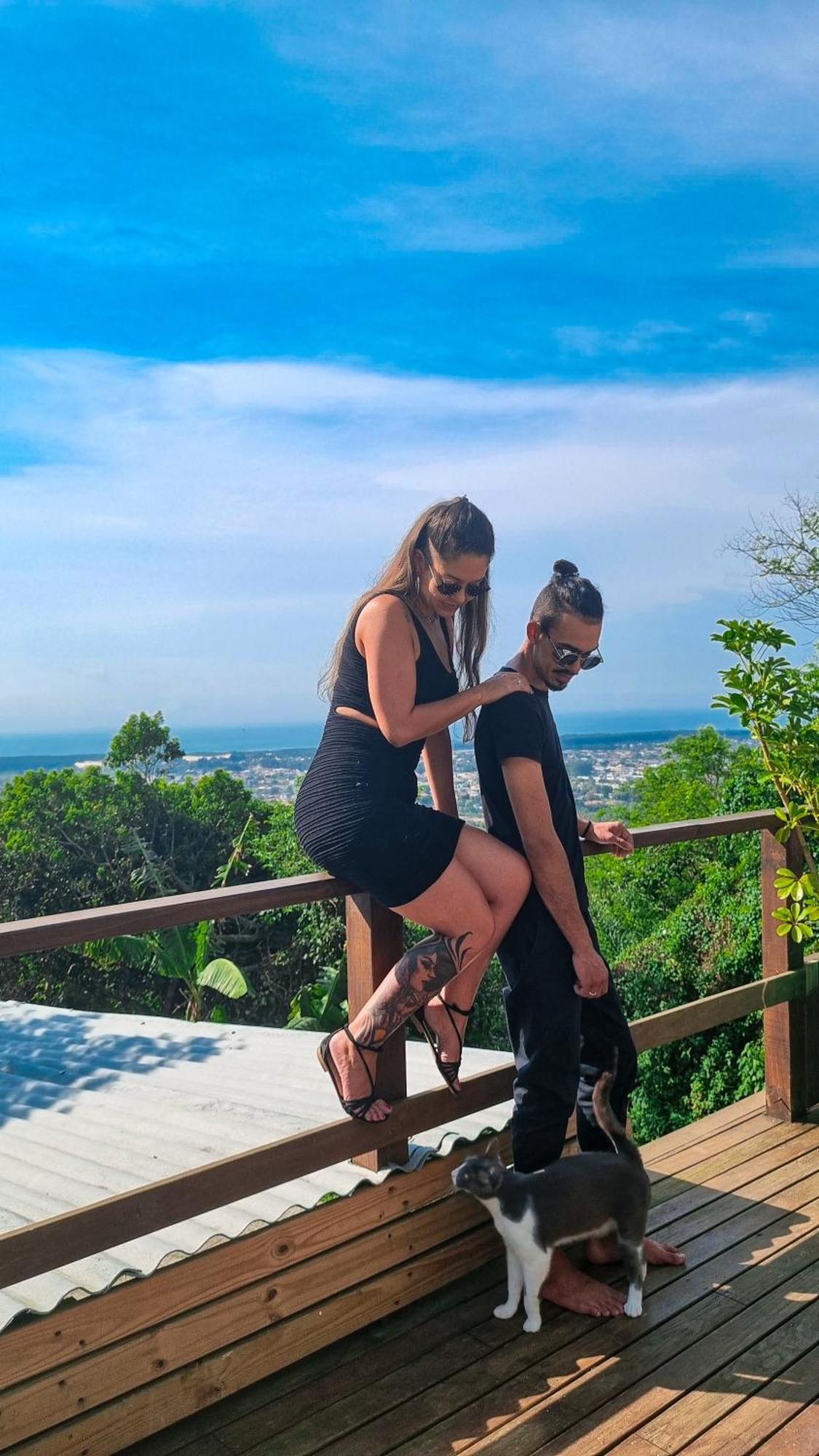kitnet com hidromassagem com vista para o mar Florianopolis Exterior foto